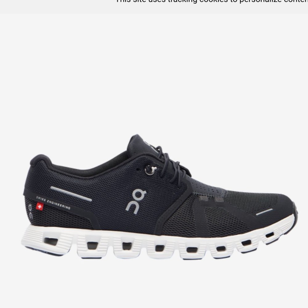 On Running Women's Athletic Shoes - Black and White